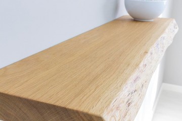 Blinde plankdrager eiken wandplank 0