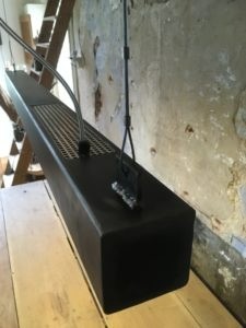 Bovenzijde balklamp stalen kokerlamp