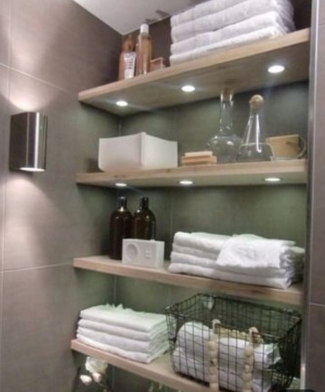 Nis wandplank met led verlichting 1