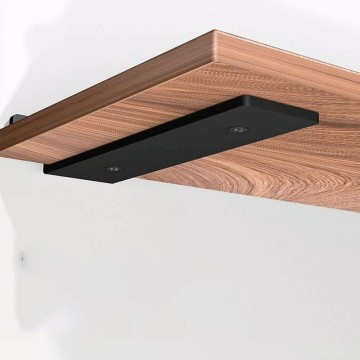 Plankdrager zwart verdekte montage 1