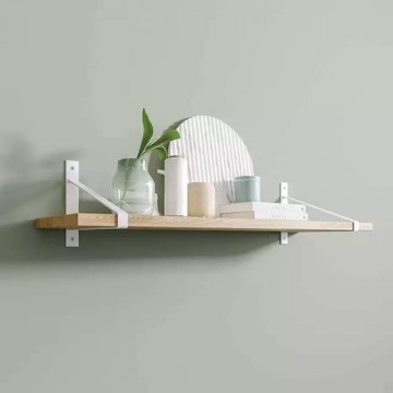 Strakke wandplank eiken