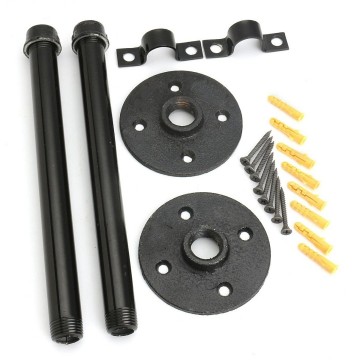 Vintage loft plankdragers staal