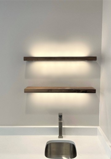 Wandplak topdown light