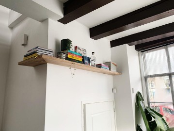 Wandplank eiken buitenhoek