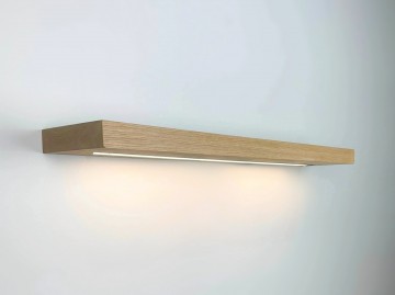Wandplank met downlight ledstrip