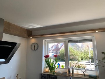 Wandplank met led spots 2