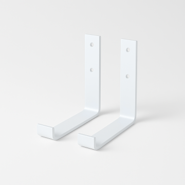 Witte plankdragers set