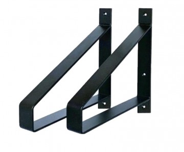 Zwarte dragers 20cm diep 0