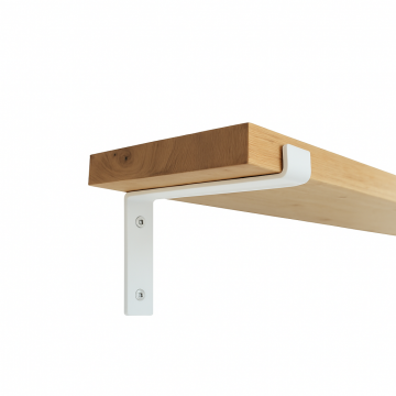 Zwarte plankdrager down wit