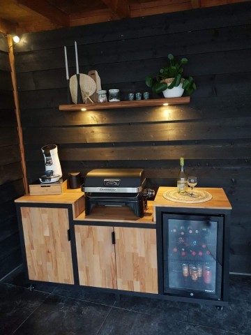 Zwevende wandplank met verlichting 0